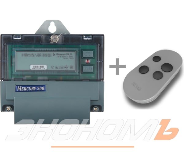 Электросчетчик с пультом Меркурий 200